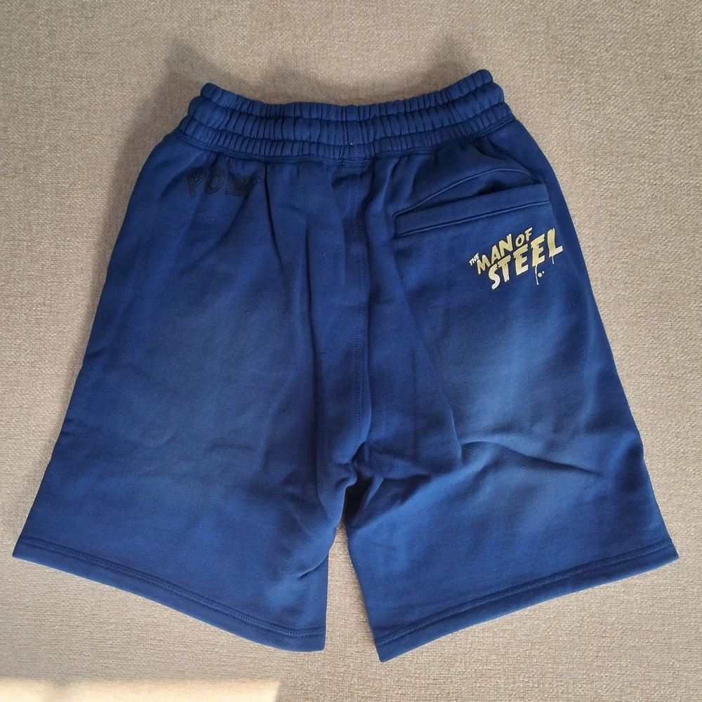DC Superman X Shoe Palace Collab Mens Blue Sweat Shorts Small - Picture 4 of 6